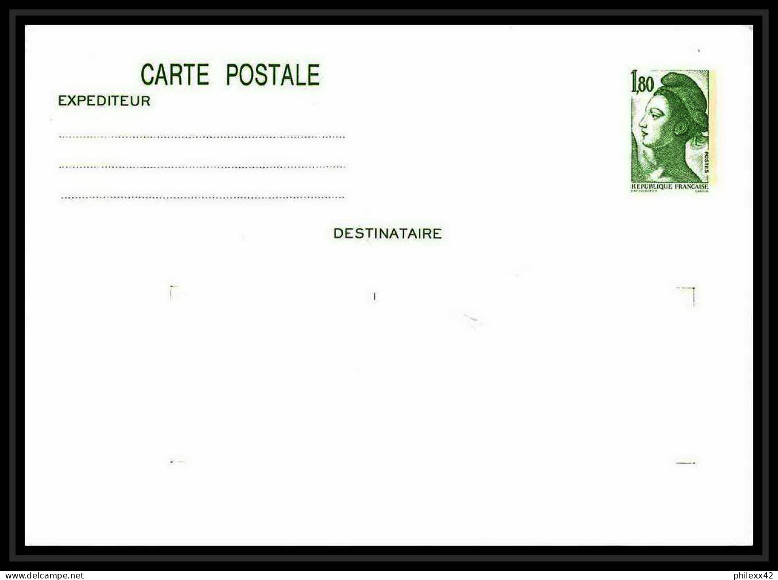 0700 France Entier postal Stationery Prêt-à-Poster 7 LOT Entiers postaux AU Type Liberté