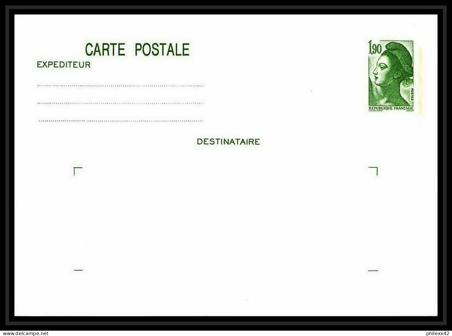 0700 France Entier postal Stationery Prêt-à-Poster 7 LOT Entiers postaux AU Type Liberté