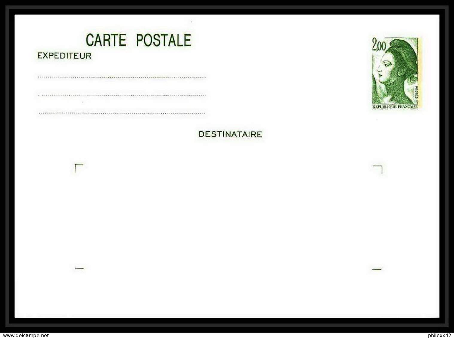 0700 France Entier postal Stationery Prêt-à-Poster 7 LOT Entiers postaux AU Type Liberté