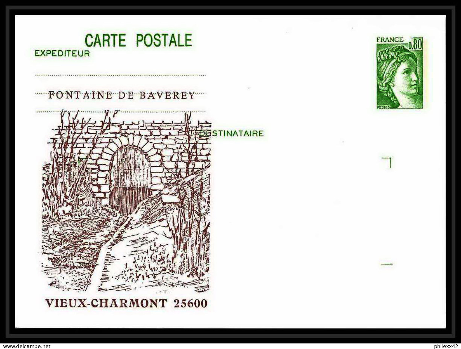 0701 France Entier Postal Stationery Prêt-à-Poster LOT 11 ENTIERS POSTAUX AU Type Sabine - Colecciones & Series: PAP