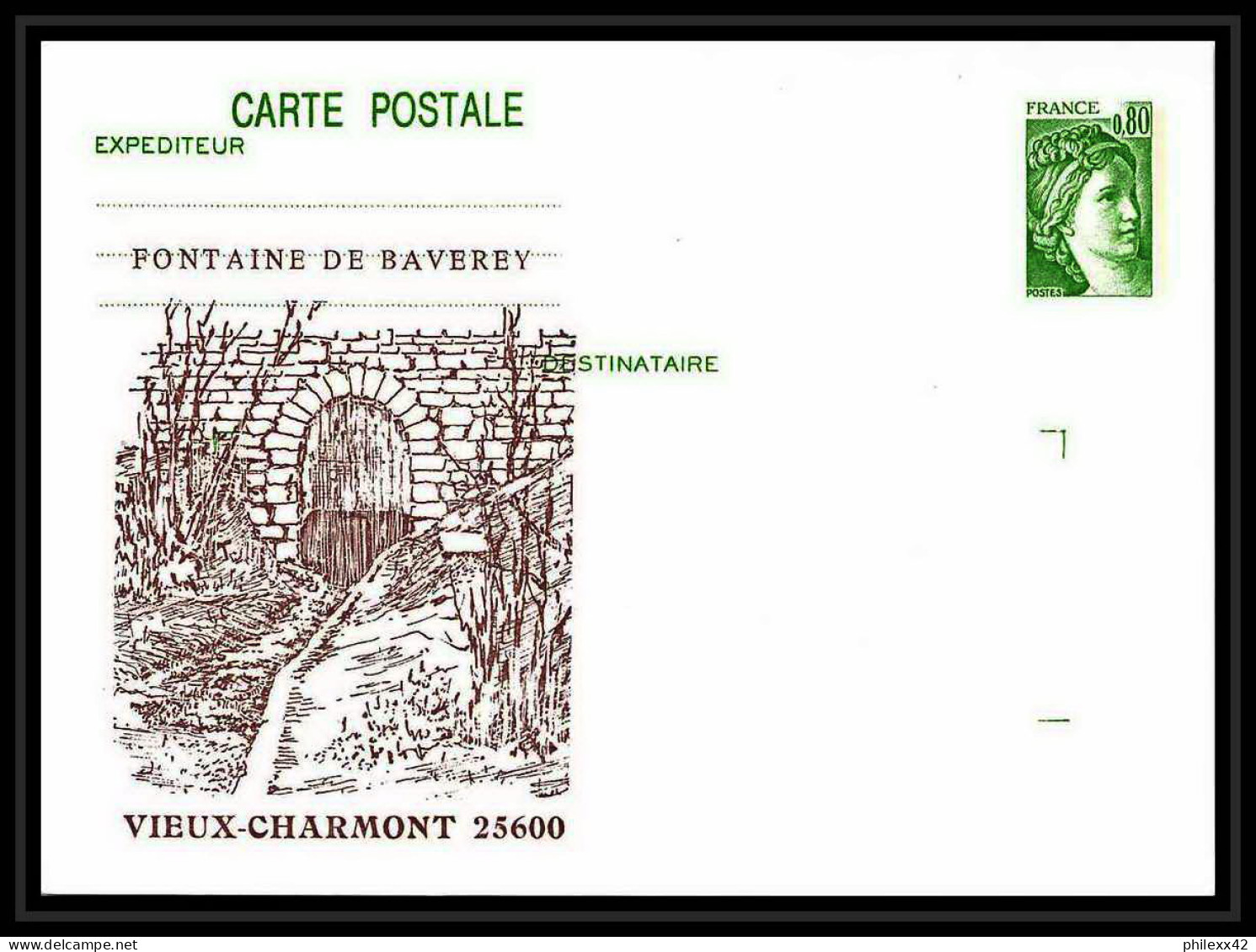 0701 France Entier Postal Stationery Prêt-à-Poster LOT 11 ENTIERS POSTAUX AU Type Sabine - Collections & Lots: Stationery & PAP