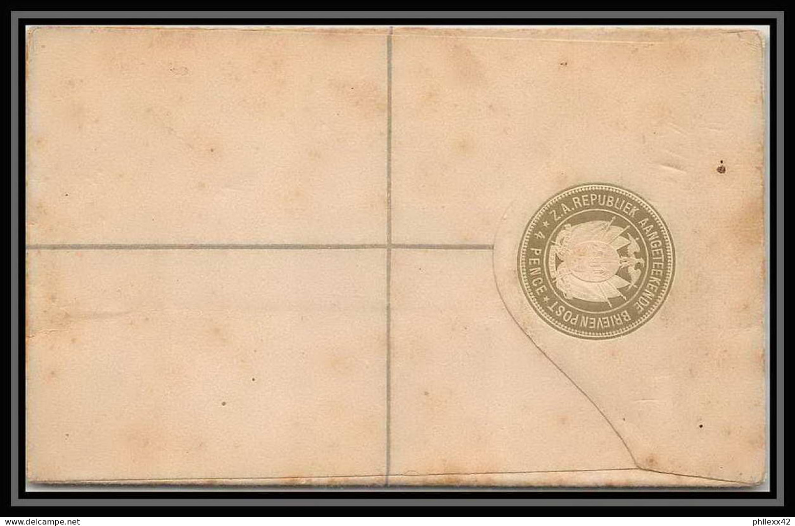 1623/ Afrique Du Sud (RSA) ZA Republiek Entier Stationery Enveloppe (cover) Recommandé Neuf - Nieuwe Republiek (1886-1887)