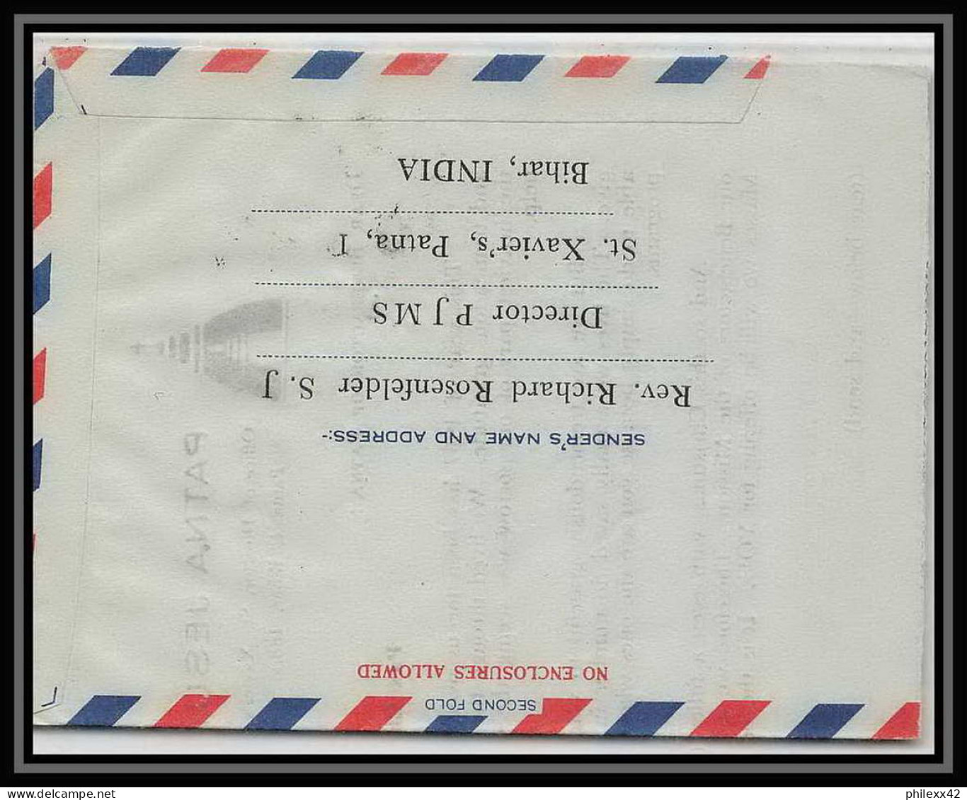 1902/ Inde (India) Entier Stationery Aerogramme Air Letter N°36 Pour Usa - Aerograms