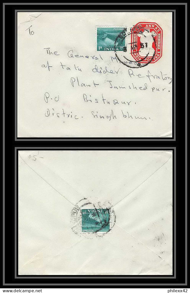 1944/ Inde (India) Entier Stationery Enveloppe (cover) N°21 - Enveloppes