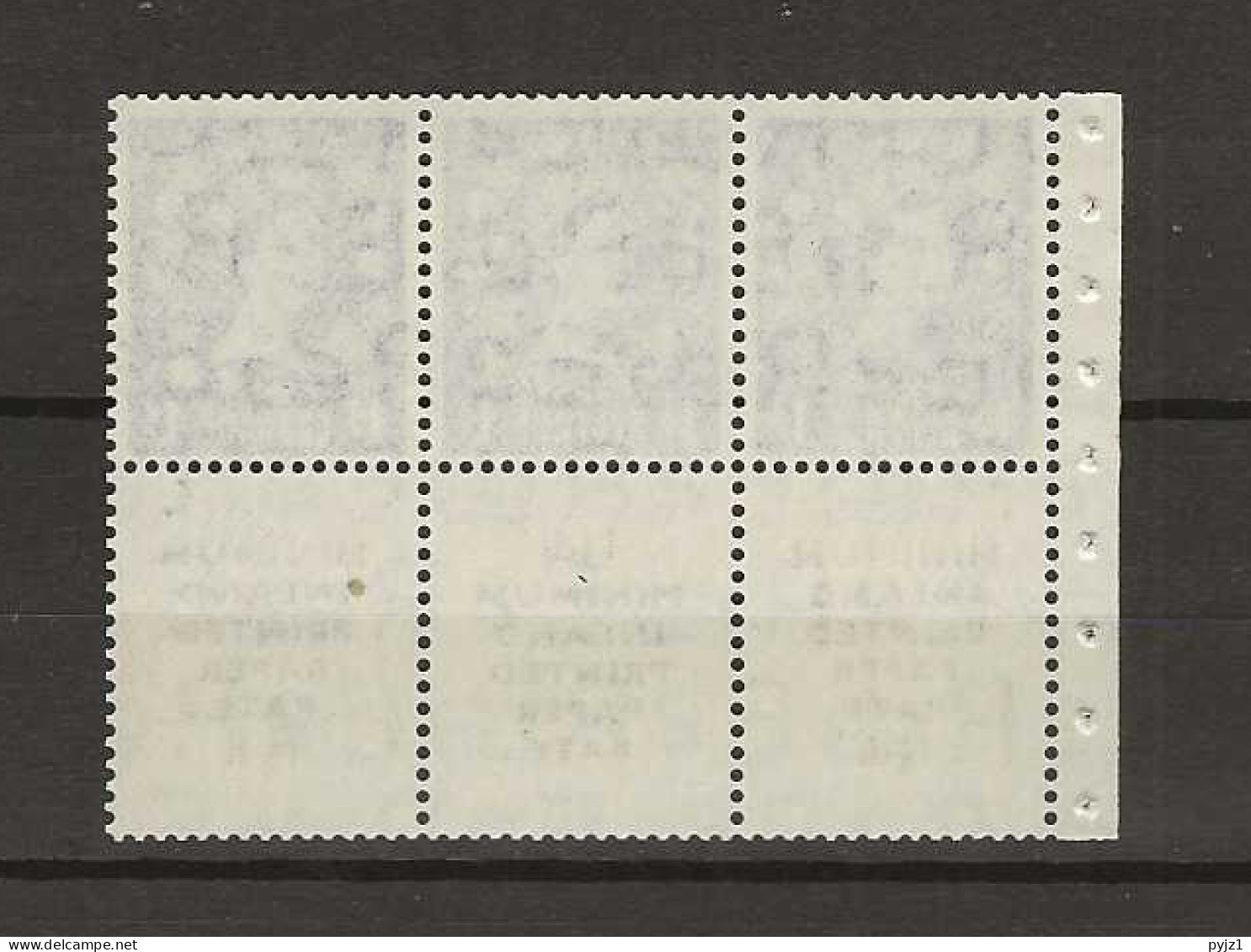 1952 MNH GB Wmk Tudor Crown Booklet Pane SG 516-la RARE Text "minimum Inland..." - Neufs