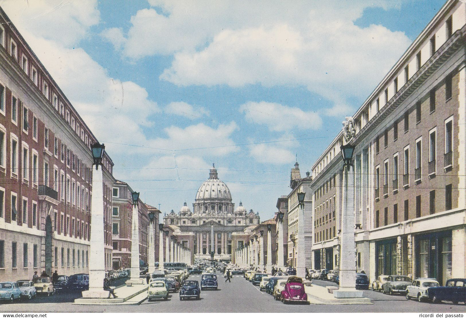 Cartolina Roma - Via Della Conciliazione E S.pietro - San Pietro