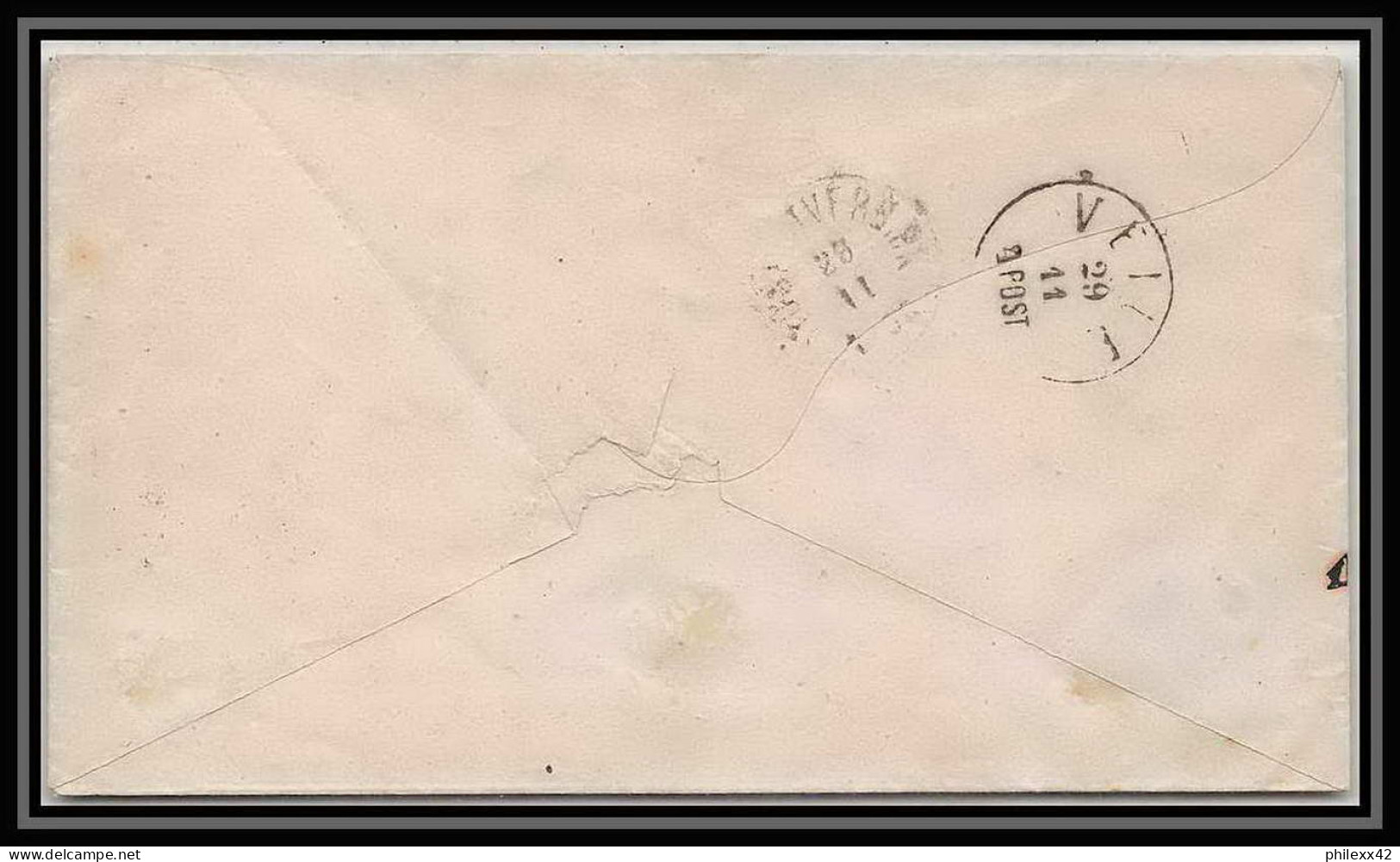 2322/ Danemark Denmark Entier Stationery Enveloppe (cover)  +/- 1890 - Interi Postali