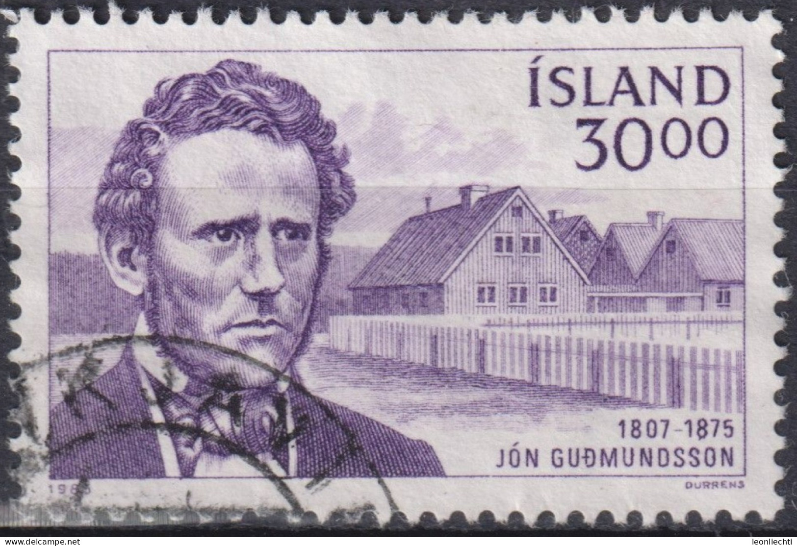 1985 Island > 1944-... Republik ° Mi:IS 640, Sn:IS 614, Yt:IS 593, Gudmundsson - Used Stamps