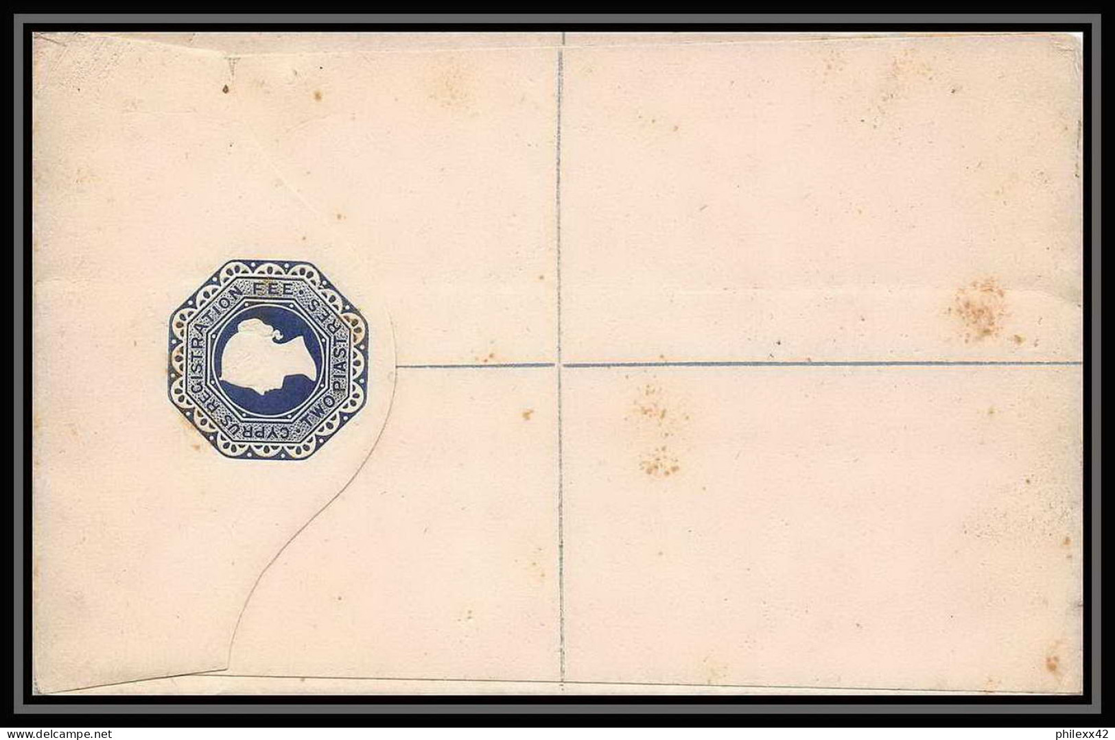 2583/ Chypre (Cyprus) Entier Stationery Enveloppe (cover) Registered N°3  - Chipre (...-1960)