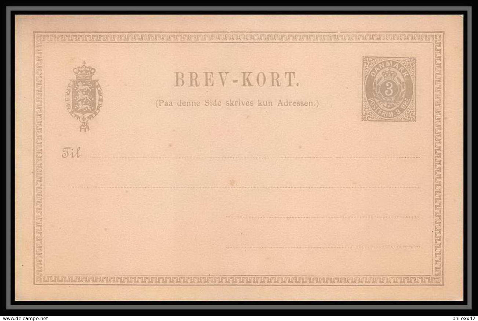 3138/ Danemark (Denmark) Entier Stationery Carte Postale (postcard) Neuf (mint) Tb - Ganzsachen