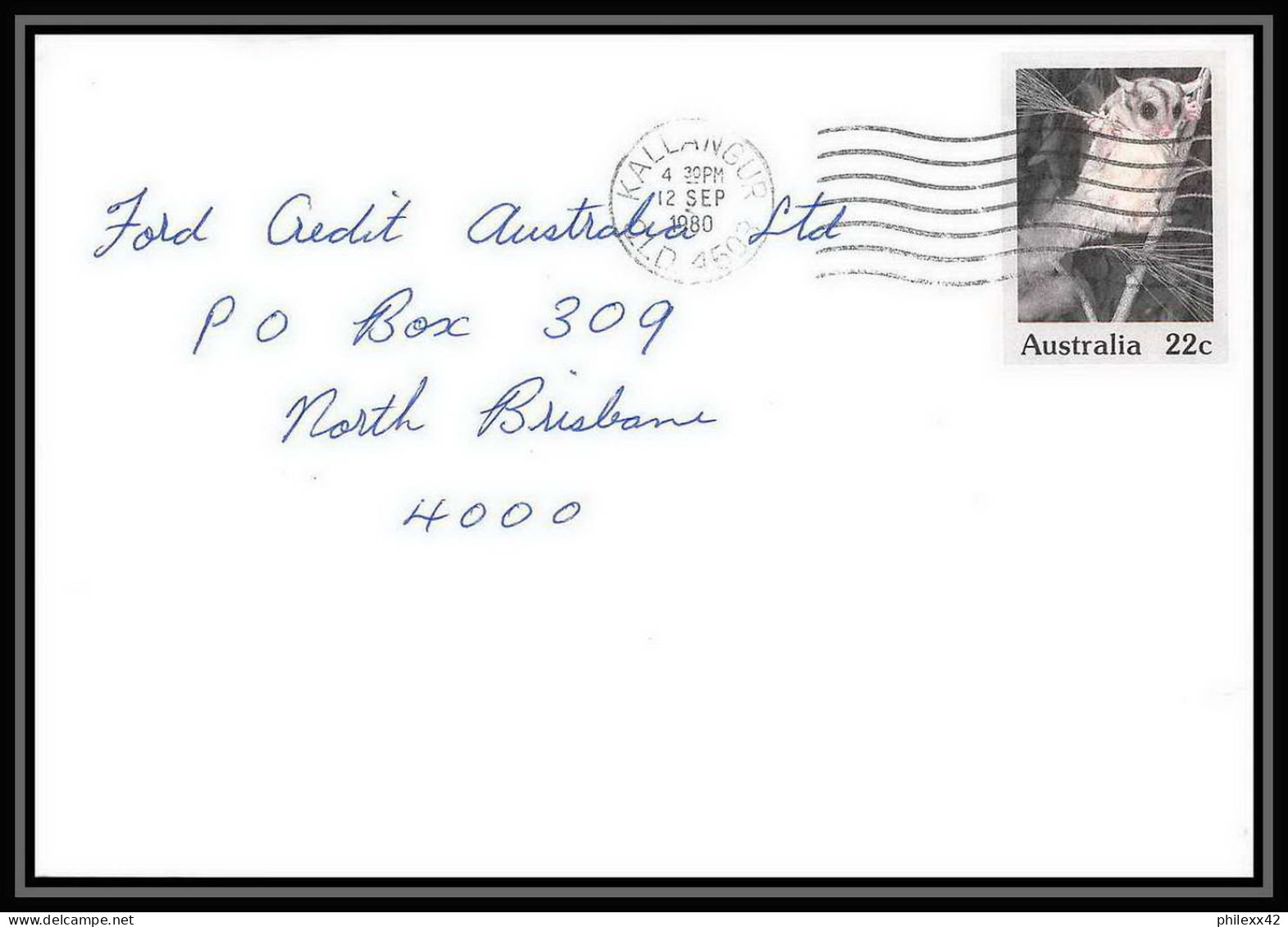 3192/ Australie (australia) Entier Stationery Enveloppe (cover) 1980 - Postwaardestukken