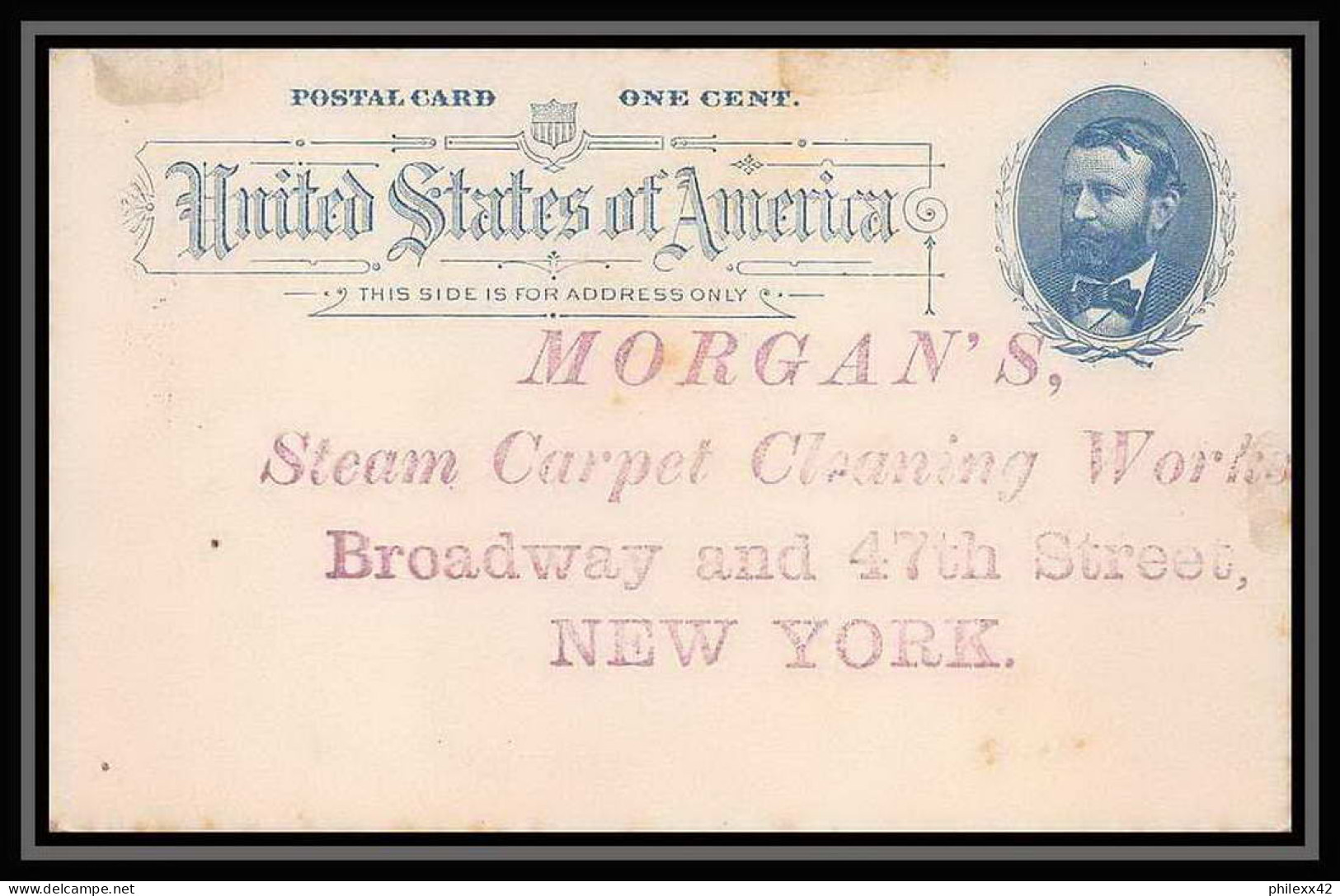 3292/ USA Entier Stationery Carte Postale (postcard) N°10  - ...-1900