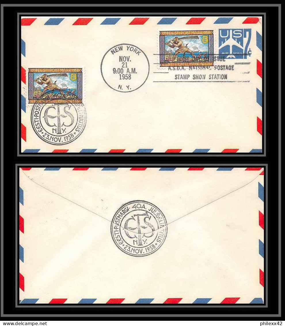 3366/ USA Entier Stationery Enveloppe (cover) Fdc 1958 Stamp Show Station - 1941-60