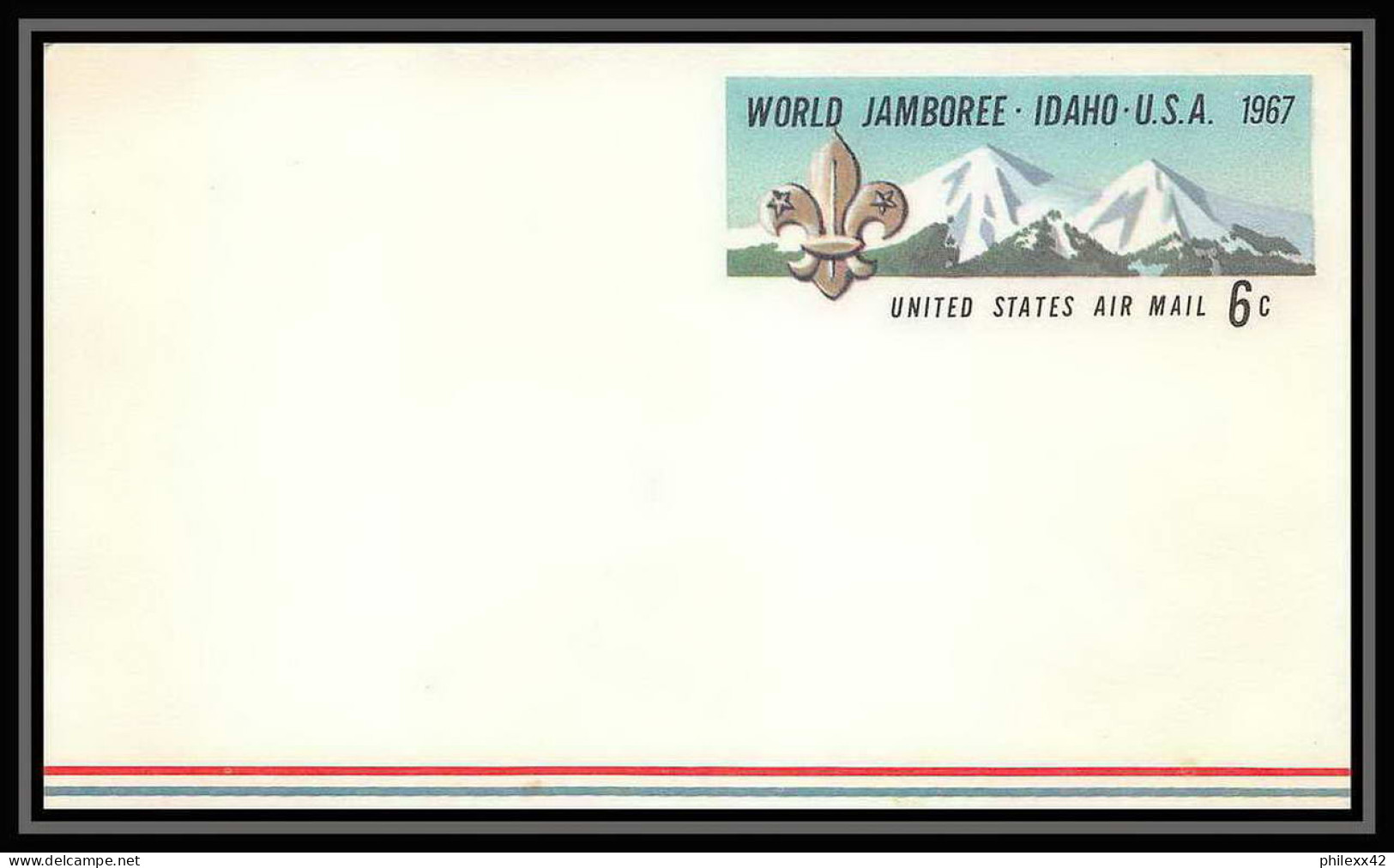 3394/ USA Entier Stationery Carte Postale (postcard) Neuf (mint) Tb Scout (scouting - Jamboree) Idaho 1967 - 1941-60