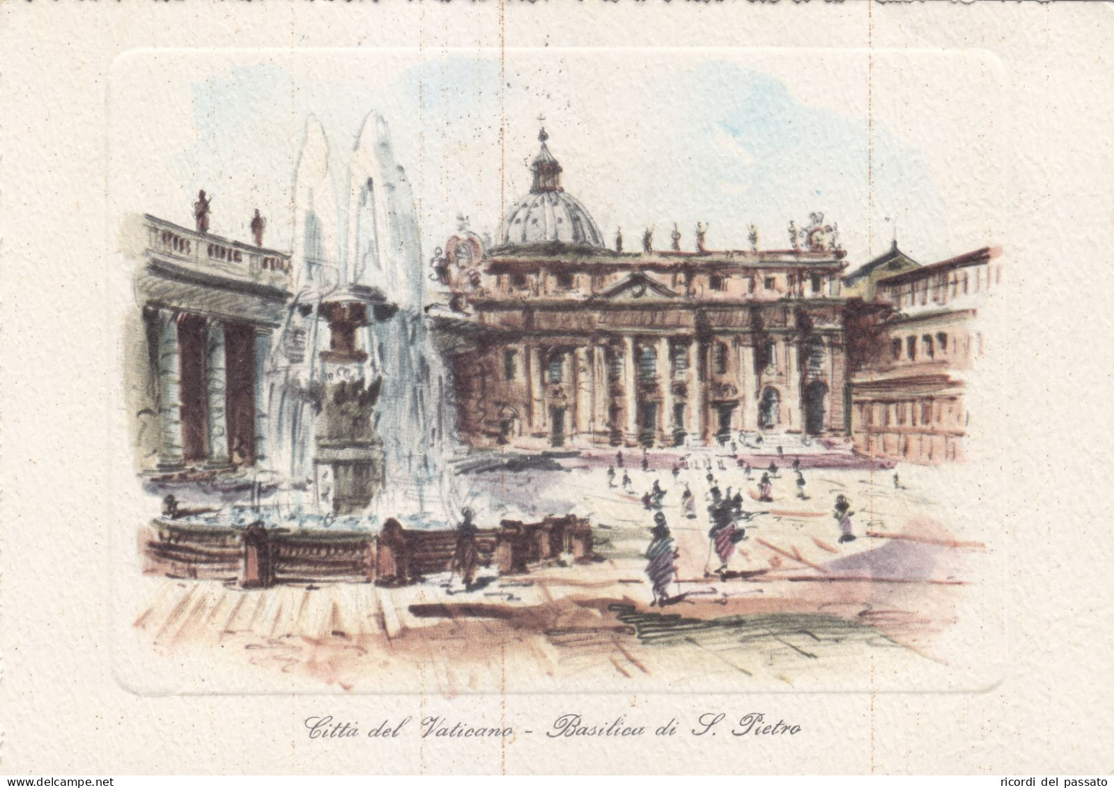 Cartolina Roma - Basilica Di S.pietro - San Pietro