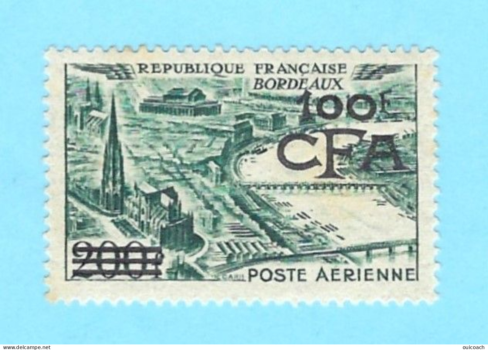 Bordeaux, Garonne, La Réunion Poste Aérienne 49 - Géographie