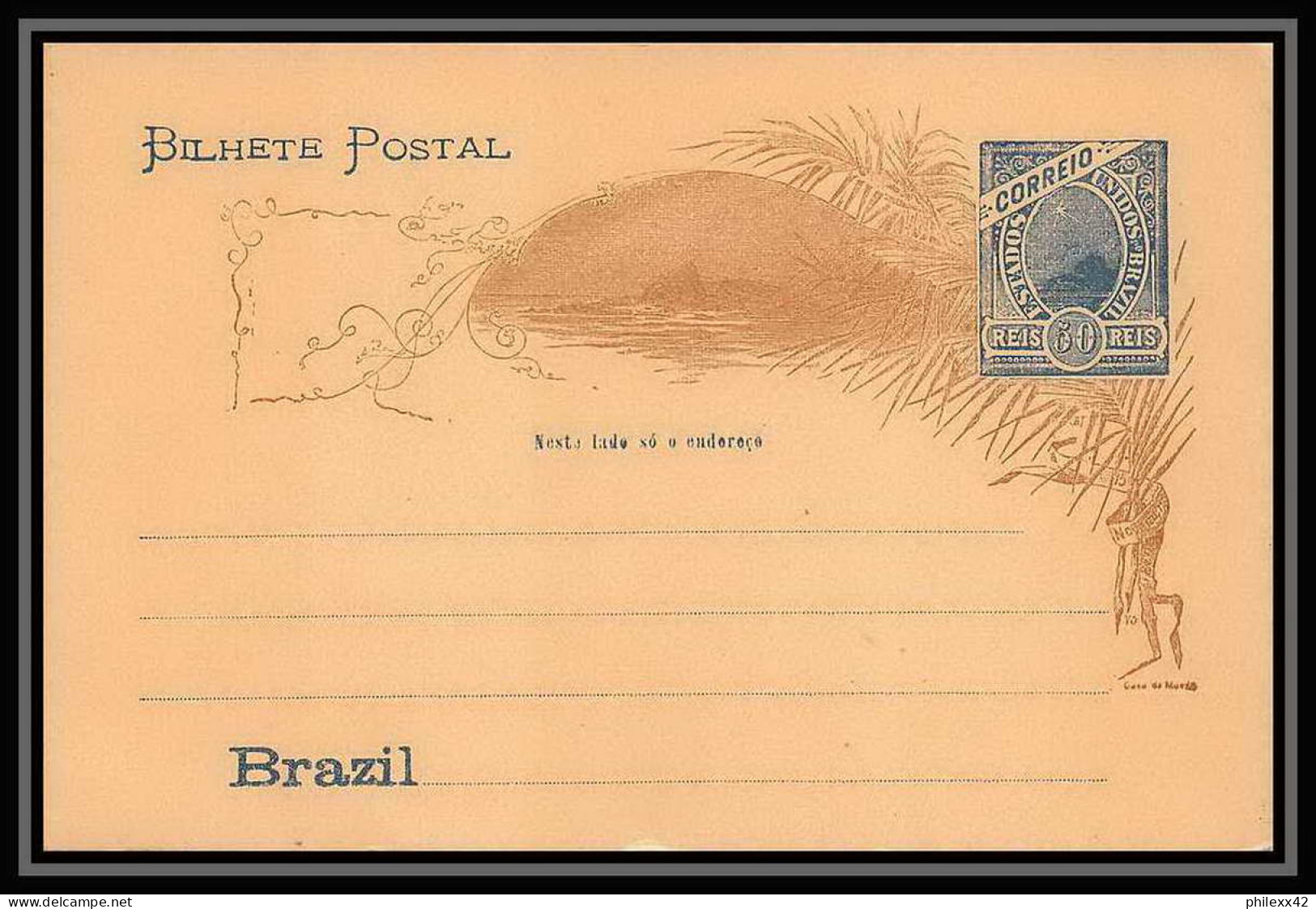 4004/ Brésil (brazil) Entier Stationery Carte Postale (postcard) N°22 Neuf (mint) Tb 1896 - Ganzsachen
