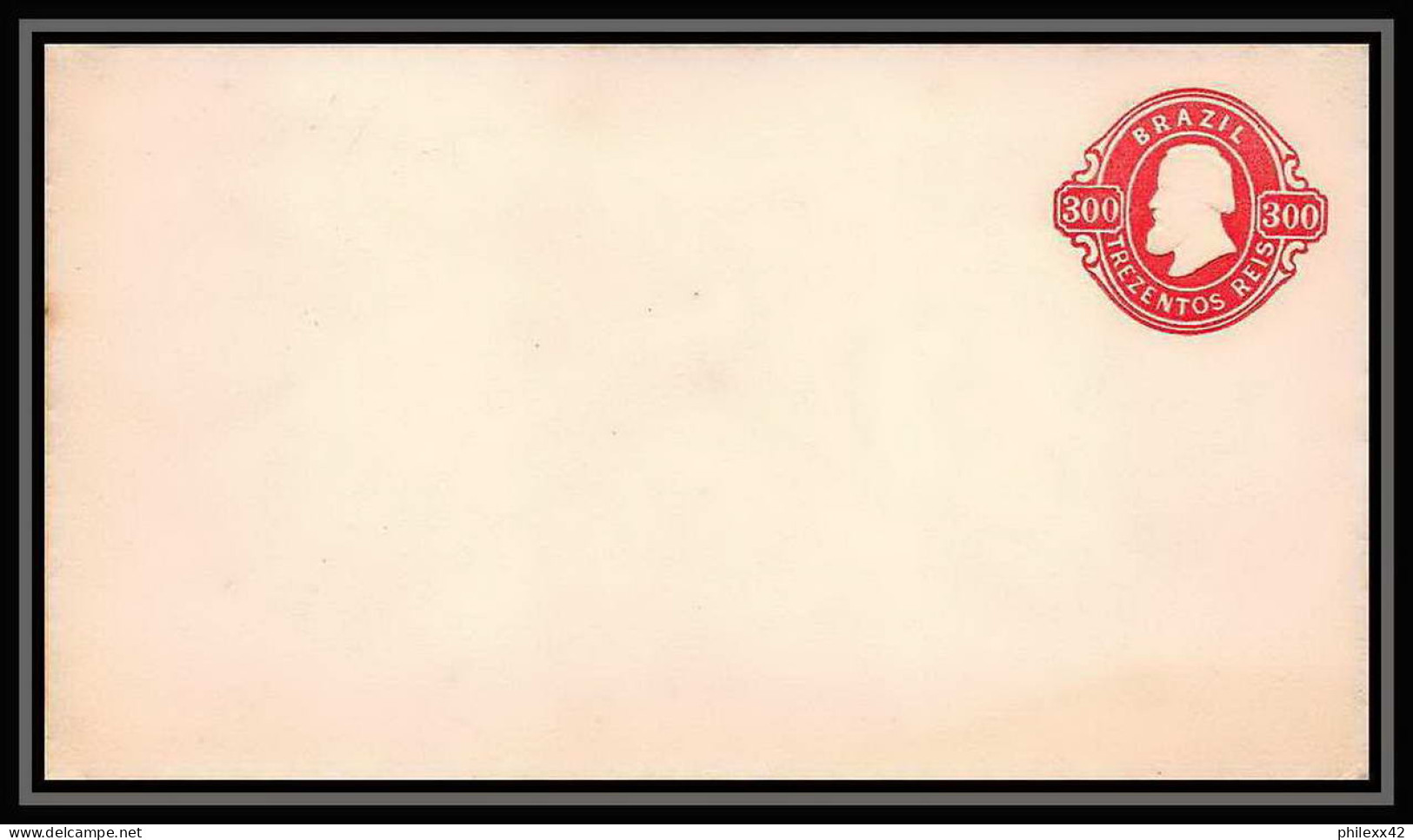 4019/ Brésil (brazil) Entier Stationery Enveloppe (cover) N°3 Neuf (mint) 1867 - Ganzsachen