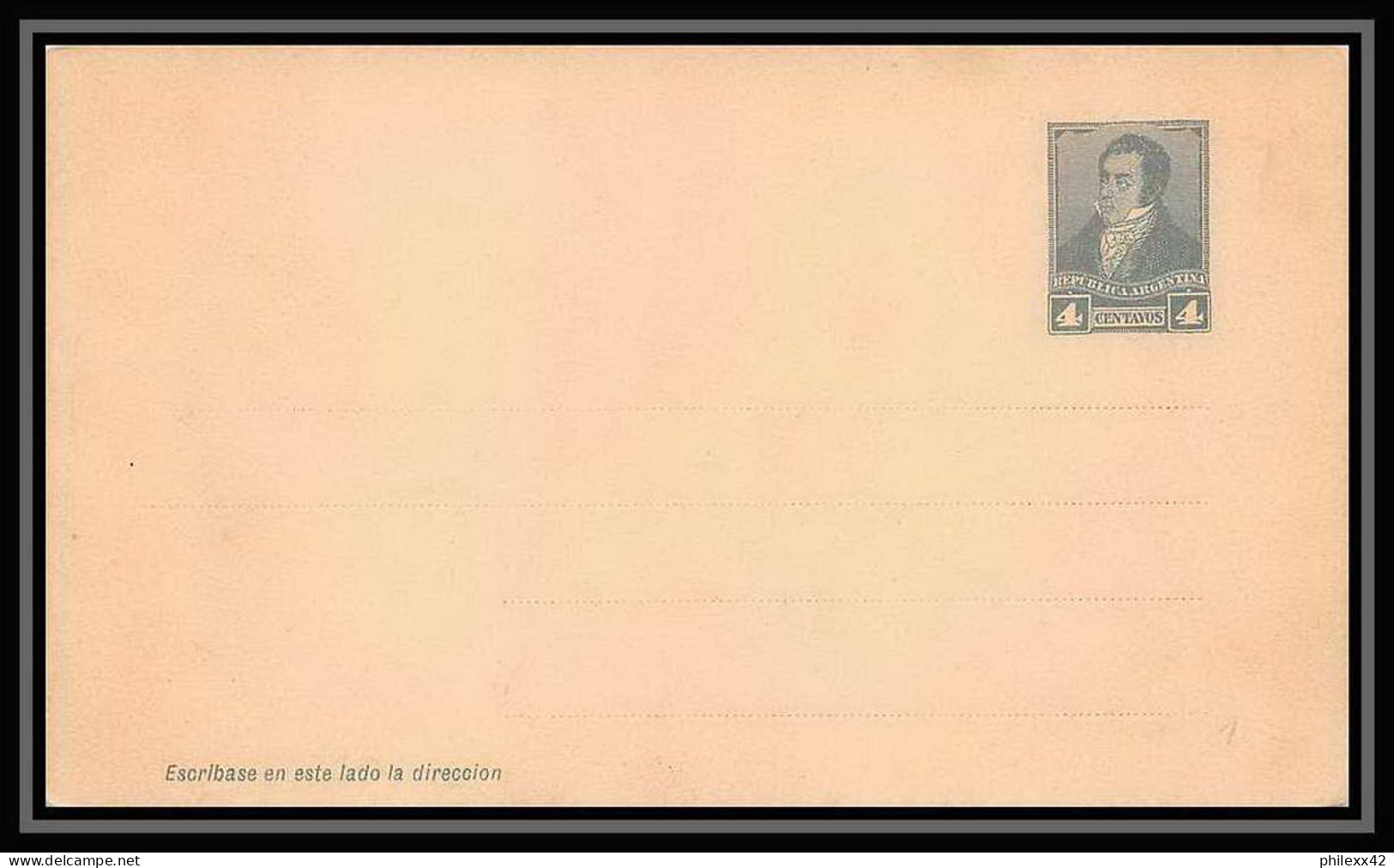 4166/ Argentine (Argentina) Entier Stationery Carte Postale (postcard) N°14 Neuf (mint) Tb - Entiers Postaux