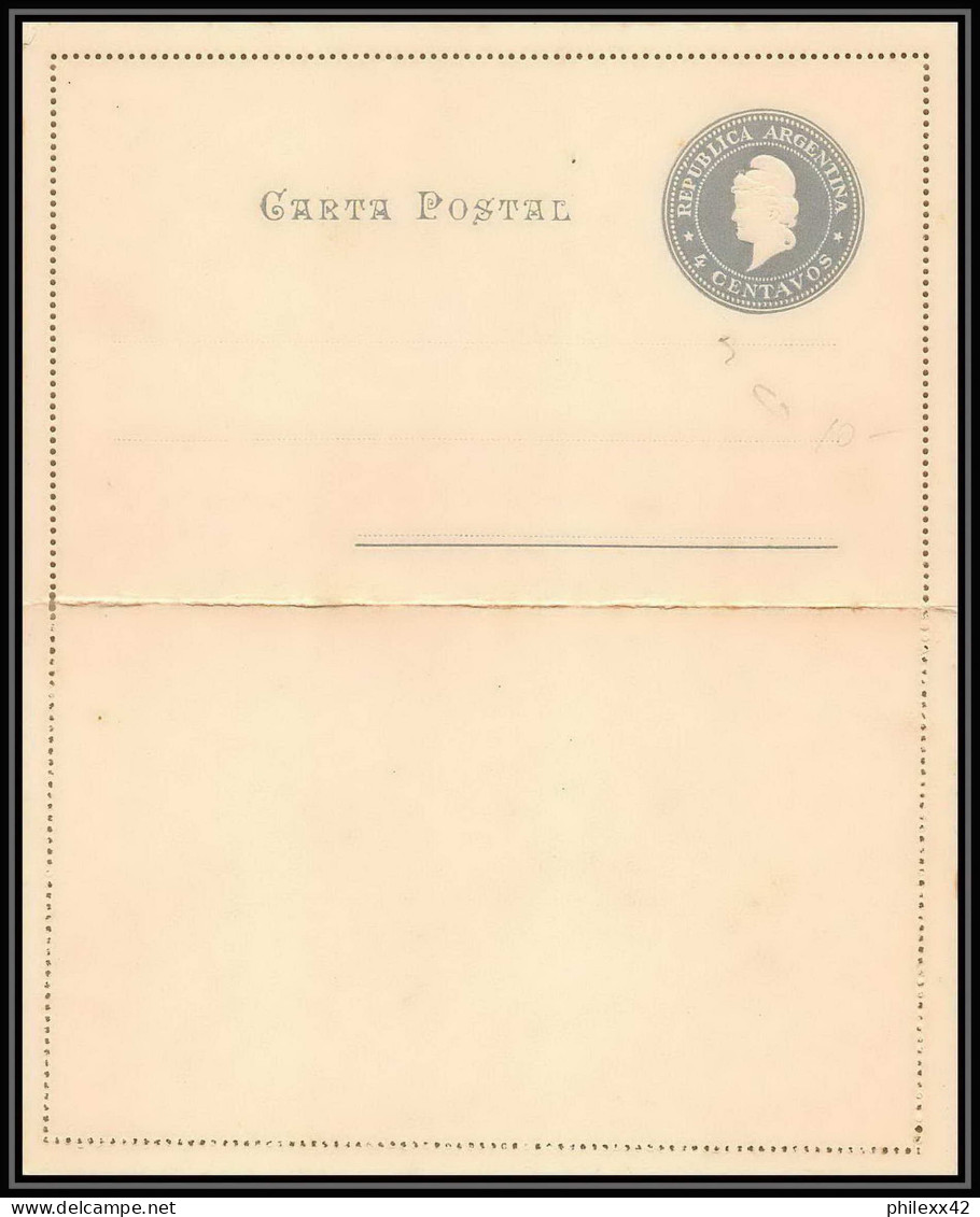 4159/ Argentine (Argentina) Entier Stationery Carte Lettre Letter Card N°16 Neuf (mint)  - Postal Stationery