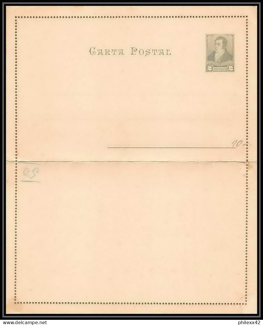 4170/ Argentine (Argentina) Entier Stationery Carte Lettre Letter Card N°12 Neuf (mint) Tb - Postal Stationery