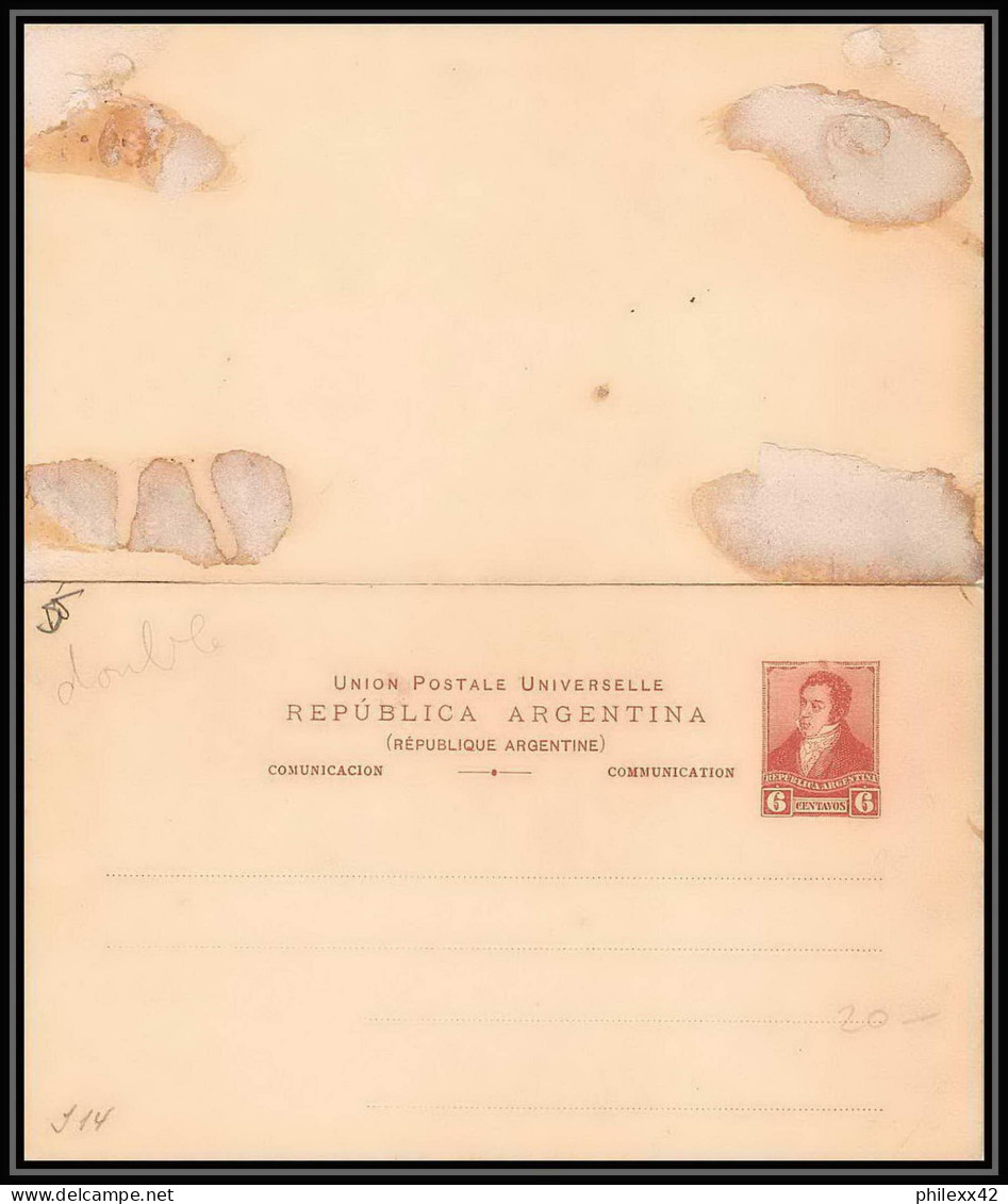 4189/ Argentine (Argentina) Entier Stationery Carte Postale (postcard) N°13 + Réponse Neuf (mint)  - Enteros Postales