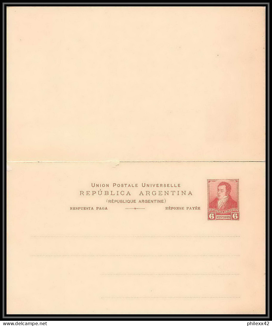 4189/ Argentine (Argentina) Entier Stationery Carte Postale (postcard) N°13 + Réponse Neuf (mint)  - Postwaardestukken