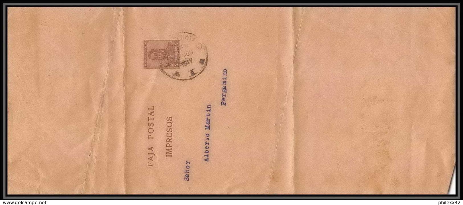 4196/ Argentine (Argentina) Entier Stationery Bande Pour Journal Newspapers Wrapper N°45 1917 - Postal Stationery