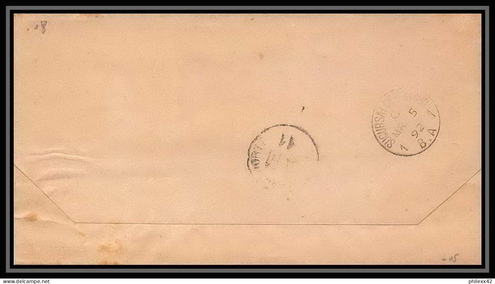 4233/ Argentine (Argentina) Entier Stationery Bande Pour Journal Newspapers Wrapper N°8 1889 - Postal Stationery