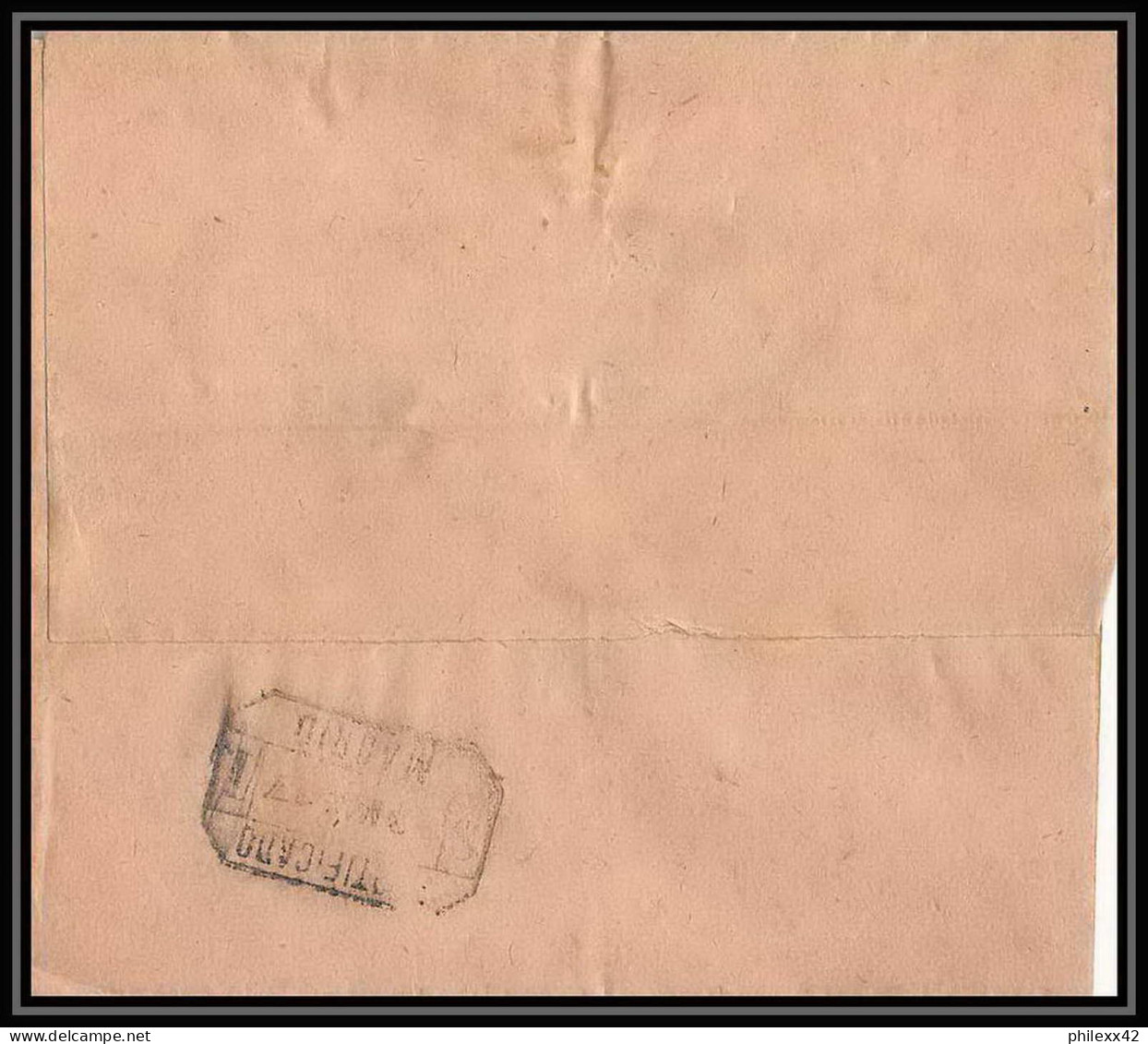 4276/ Argentine (Argentina) Entier Stationery Bande Pour Journal Newspapers Wrapper N°45 1917 - Postal Stationery