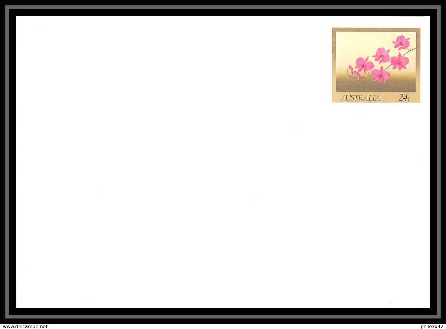 4496 24c Enveloppe Australie (australia) Neuf Tb Fleurs (plants - Flowers) Entier Postal Stationery - Enteros Postales