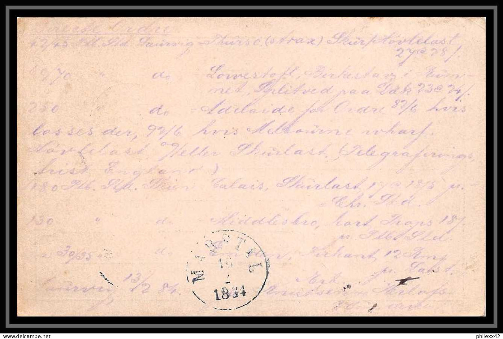 4539 Vestbanernes 1884 Carte Postale Norvège (Norway) Entier Postal Stationery - Interi Postali