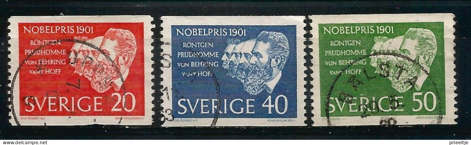 Sweden 1961 Nobel Prize Y.T. 488/490 (0) - Oblitérés