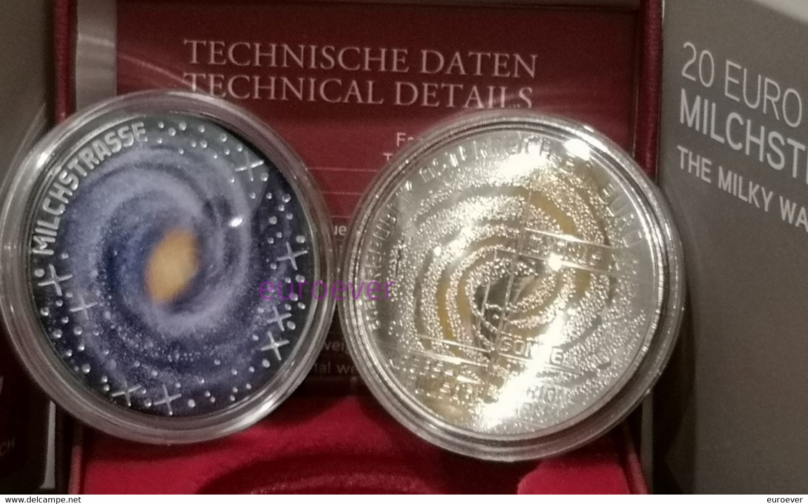 20 Euro Gedenkmünze 2021 Österreich / Austria - Faszination Universum – Milchstraße - Silber In Farbe - Austria