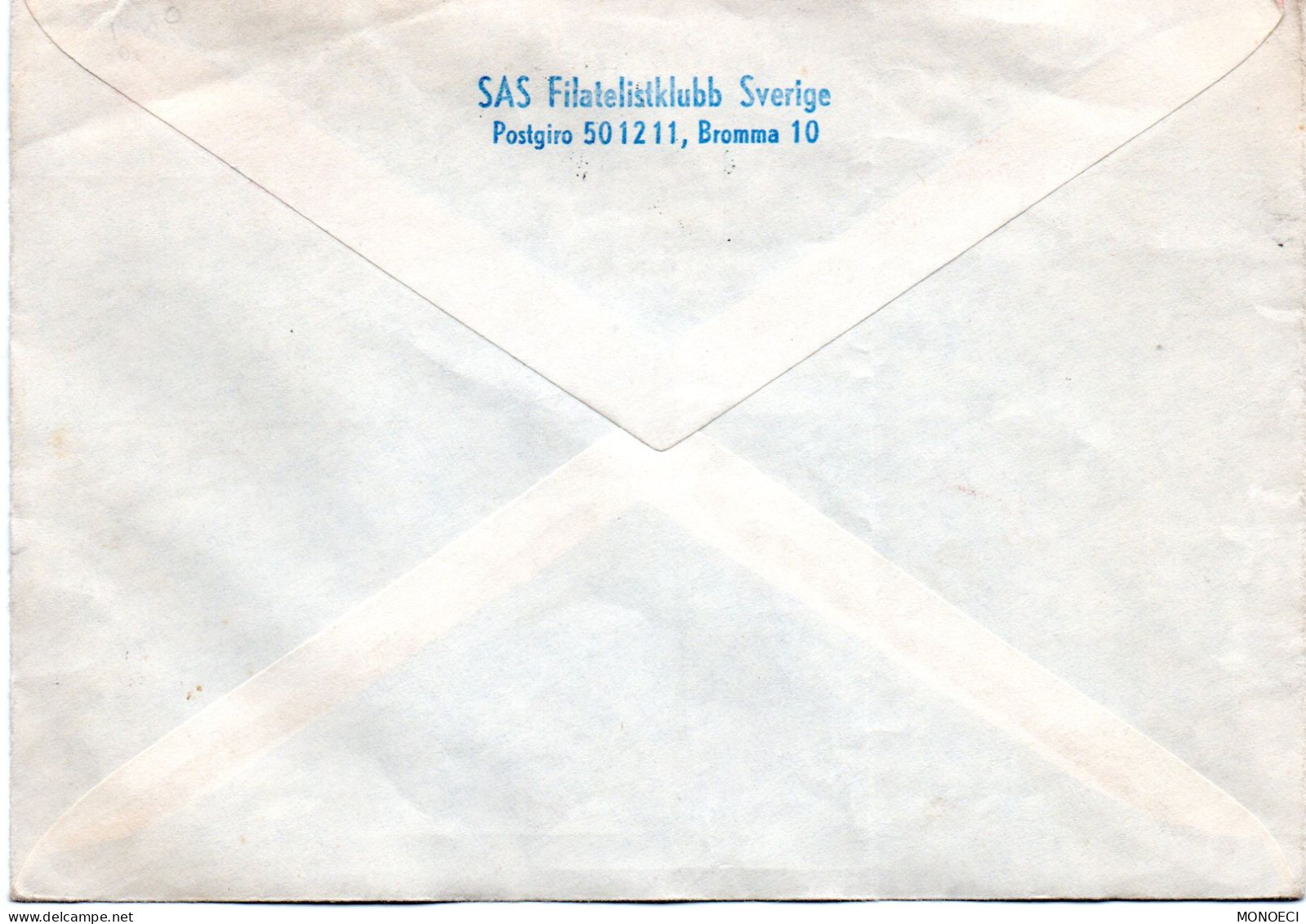 SUEDE -- Enveloppe -- SAS Nordpolen -- Kiruna Pour Kirkenes (Norvège) 2.6.1963 - Covers & Documents