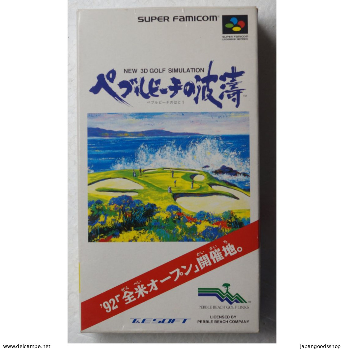 Super Famicom Pebble Beach Golf Links  SHVC-GB - Super Famicom