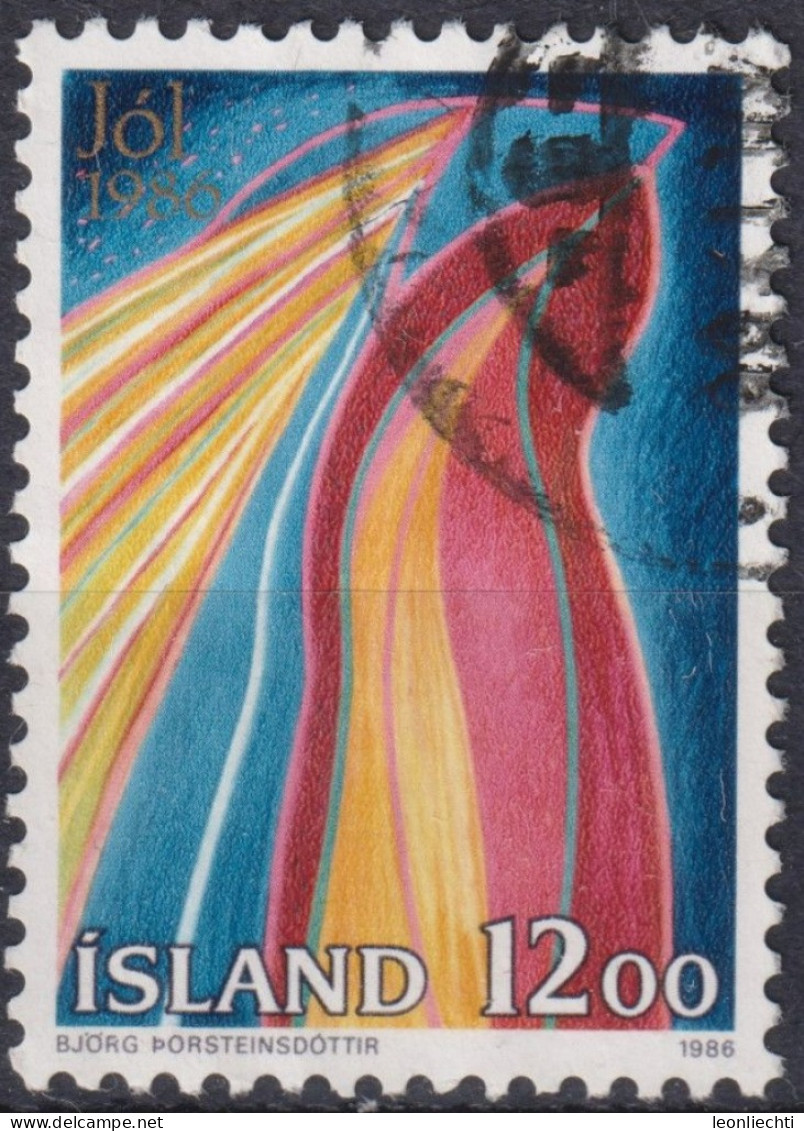 1986 Island > 1944-... Republik ° Mi:IS 662, Sn:IS 636, Yt:IS 615, Christmas, Weihnachten - Used Stamps