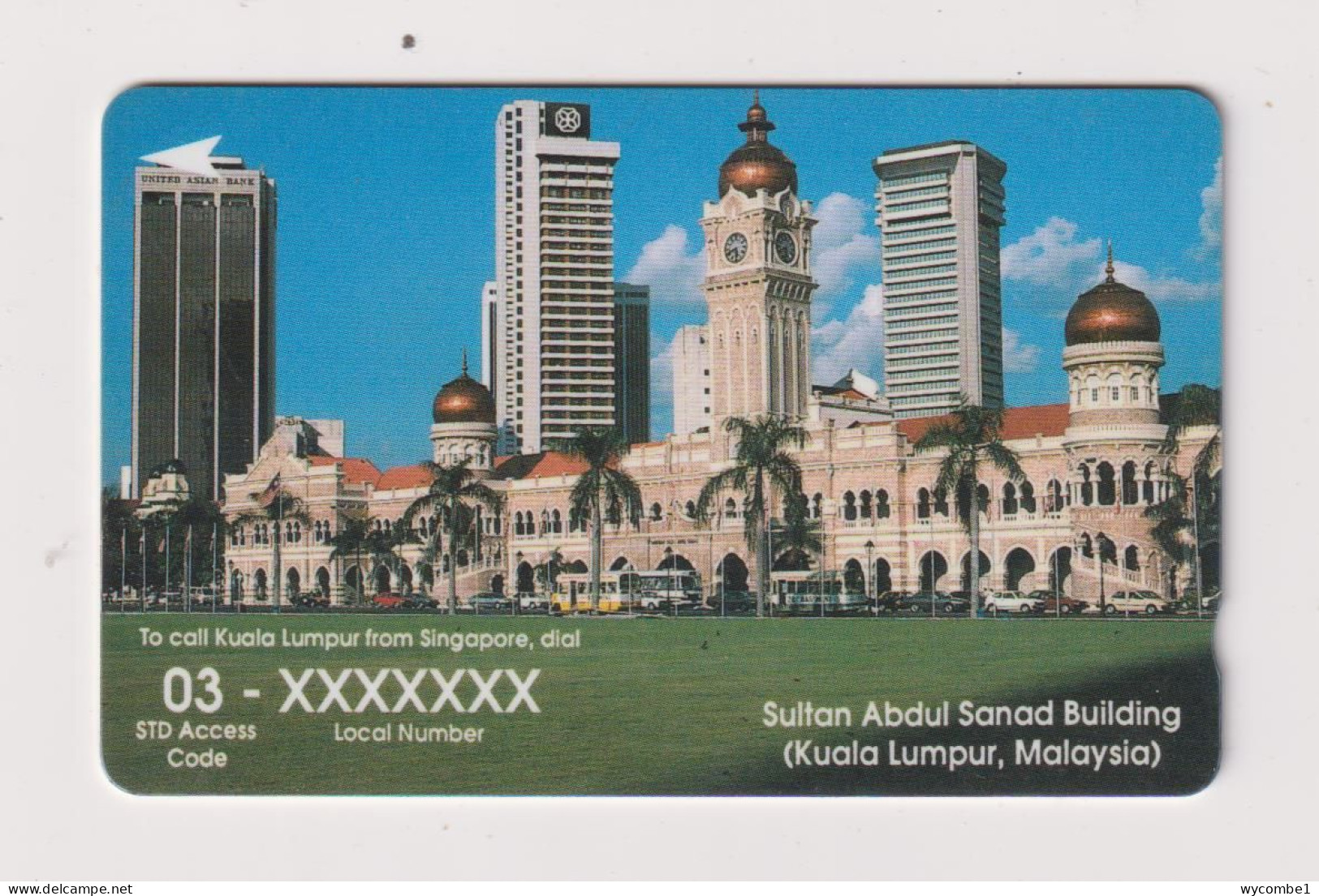 SINGAPORE - View Of Kuala Lumpur GPT Magnetic Phonecard - Singapur
