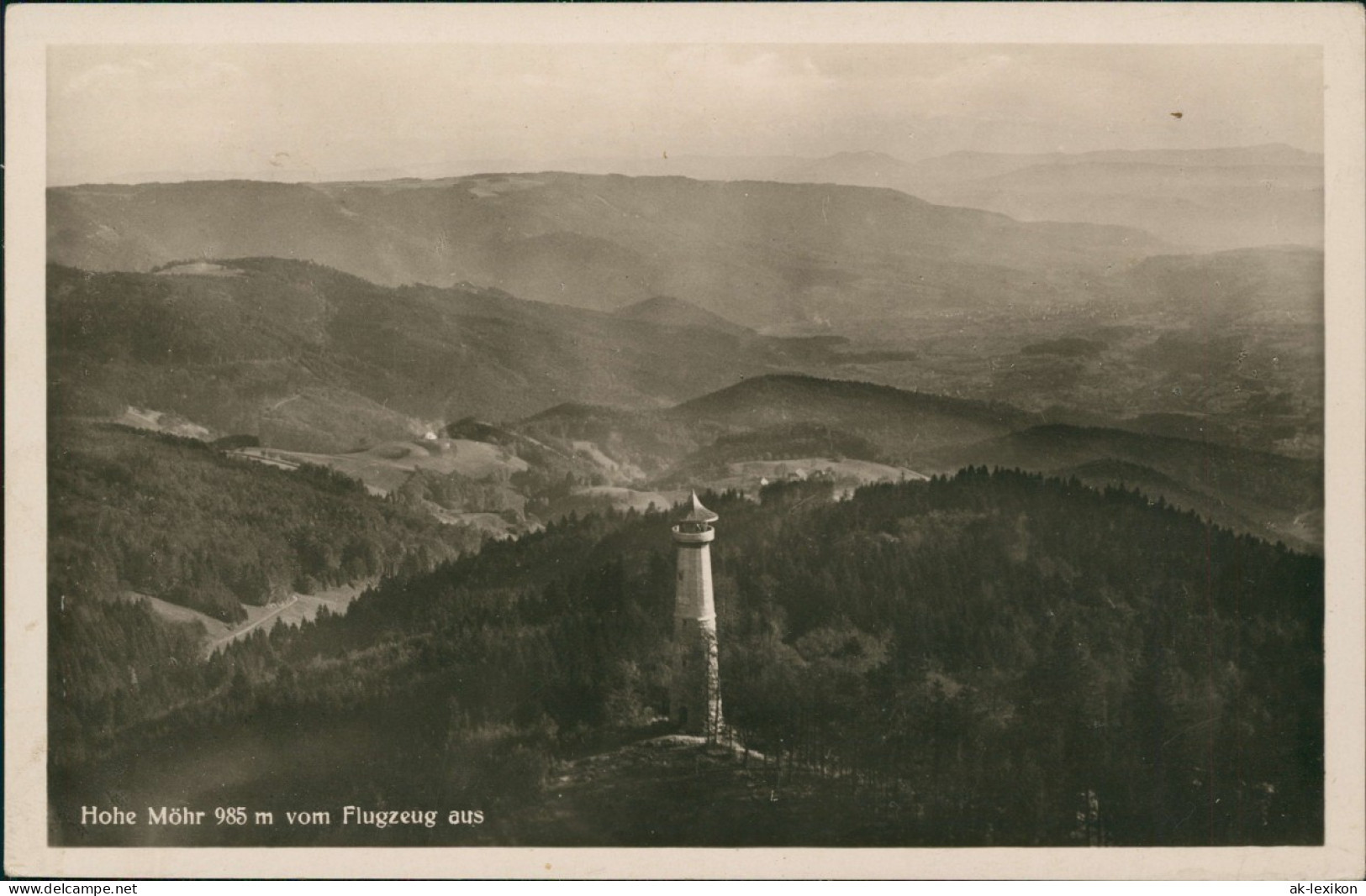 Ansichtskarte Schopfheim Luftbild Hohe Möhr 1930 - Schopfheim