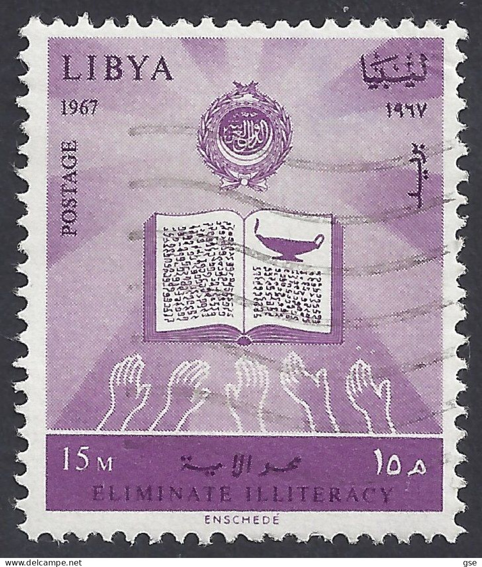 LIBIA 1967 - Yvert 313° - Analfabetismo | - Libye