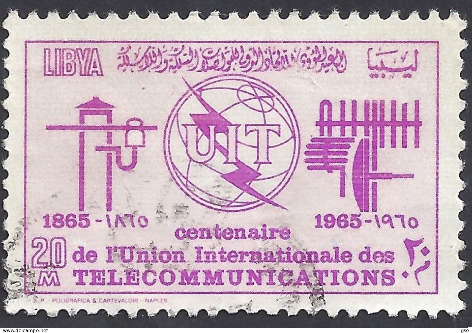 LIBIA 1965 - Yvert 268° - Telecomunicazioni | - Libye