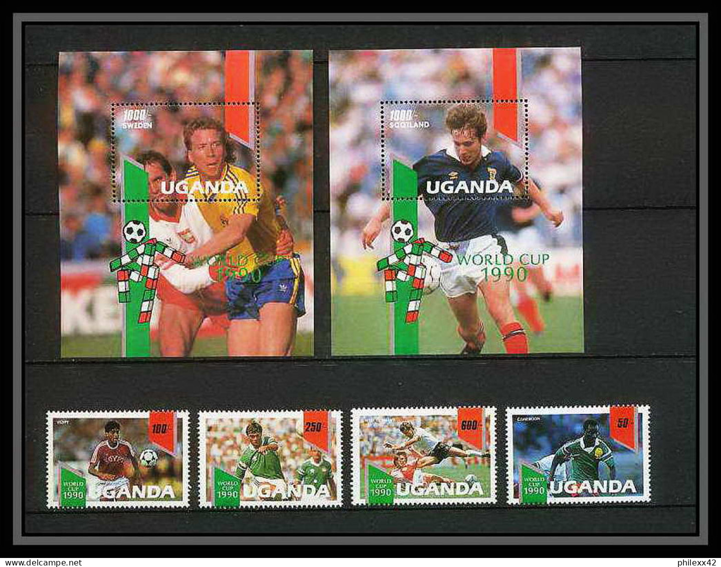 057 Football (Soccer) Italia 90 Neuf ** MNH - Uganda  - 1990 – Italie