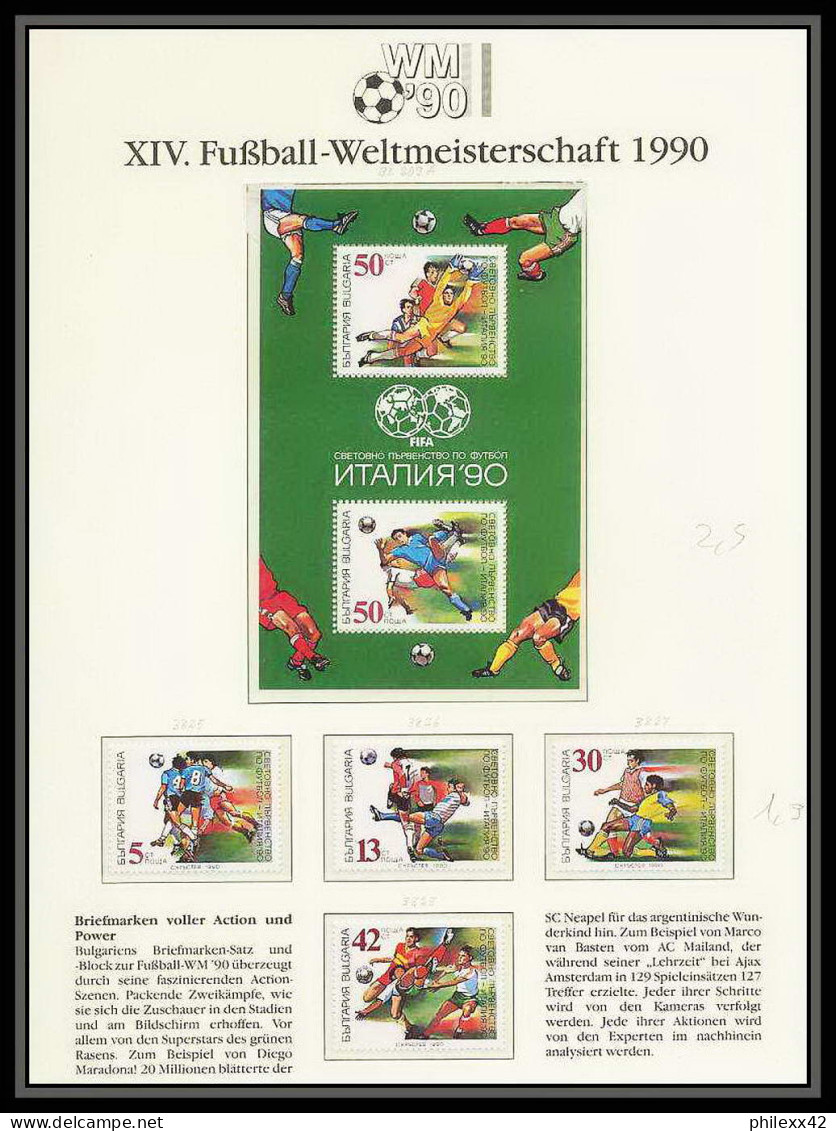 097 Football (Soccer) Italia 90 Neuf ** MNH - Bulgarie (Bulgaria) - 1990 – Italien