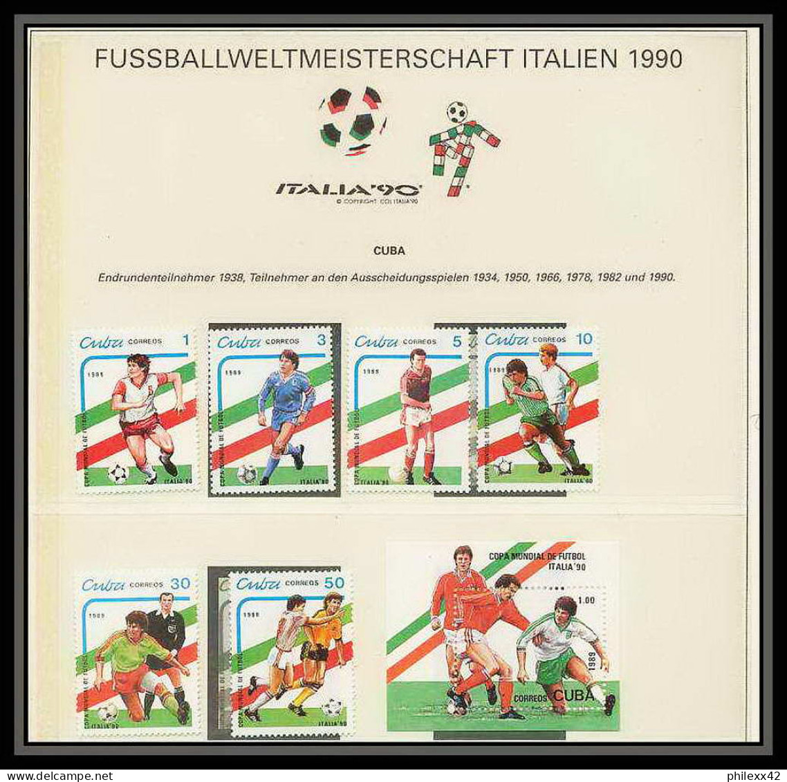 160 Football (Soccer) Italia 90 Neuf ** MNH - Italie (italy) 3176/6 Bloc 114 - 1990 – Italien