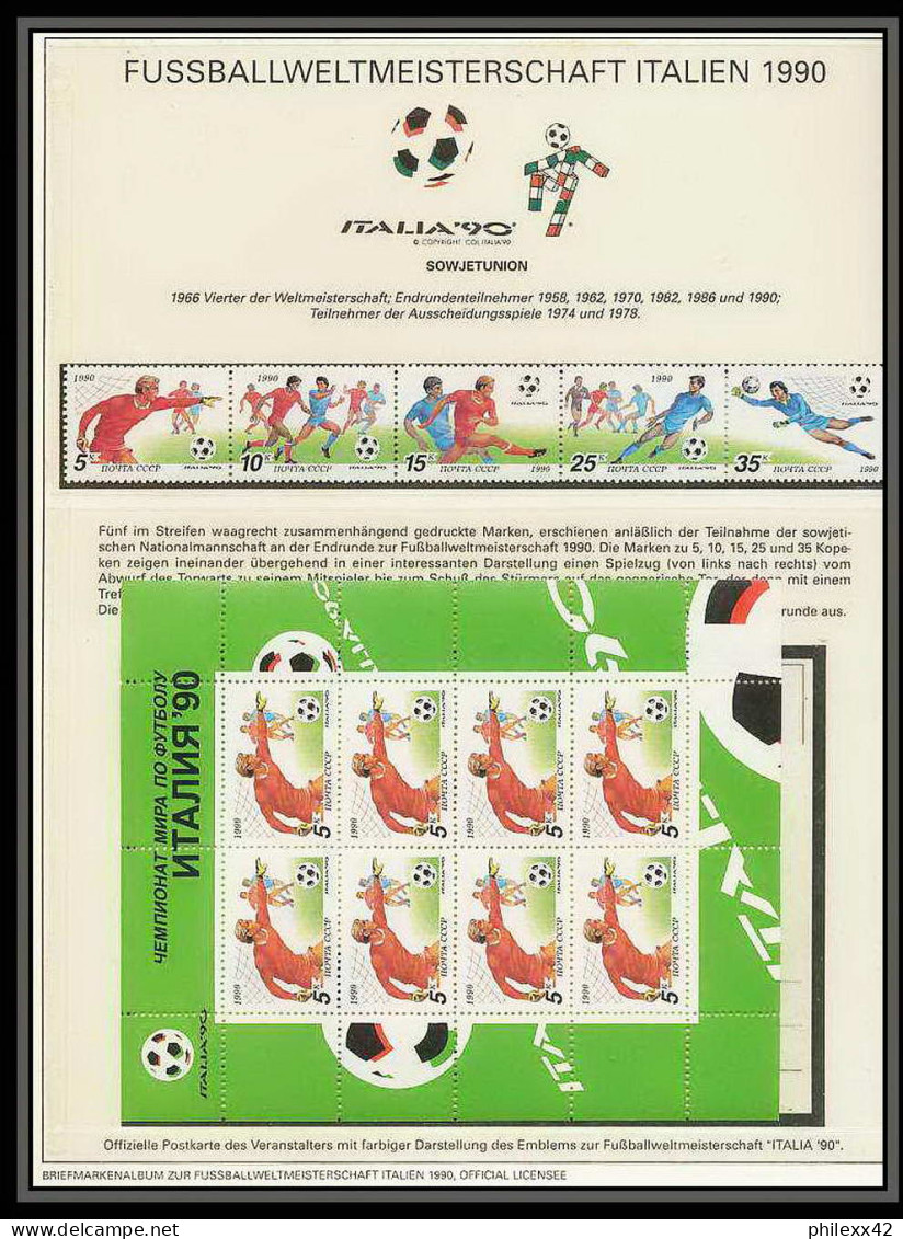189 Football (Soccer) Italia 90 Neuf ** MNH - Russie (Russia Urss USSR) - 1990 – Italien