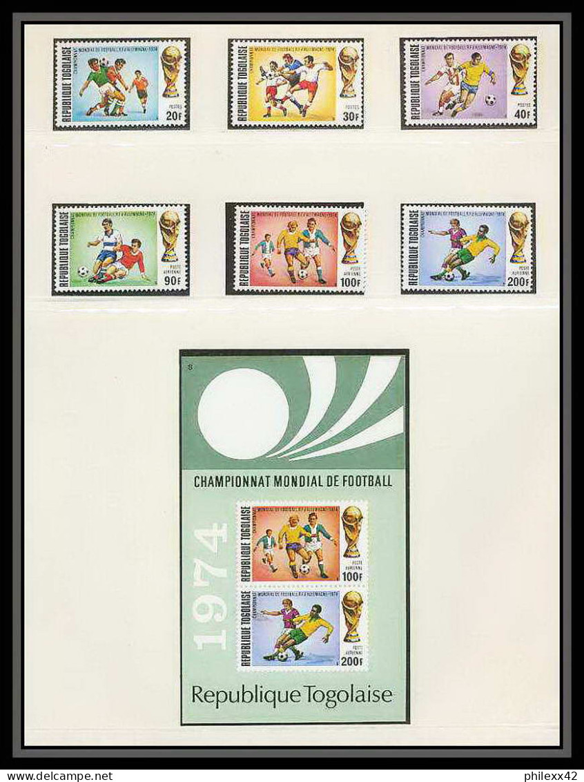 313a Football (Soccer) Allemagne 1974 Munich - Neuf ** MNH - TOGO N° 796/98 PA 216/8 - 1974 – West Germany