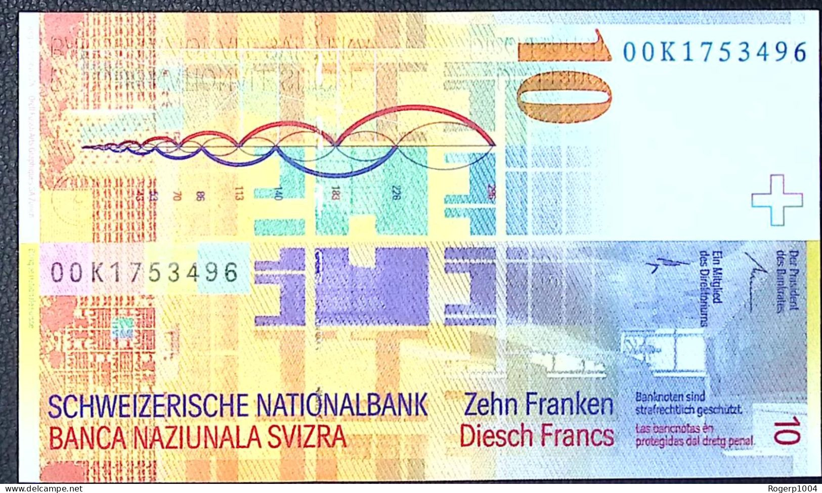 SUISSE/SWITZERLAND * 10 Francs * Le Corbusier * 2000 * Etat/Grade NEUF/UNC - Suiza