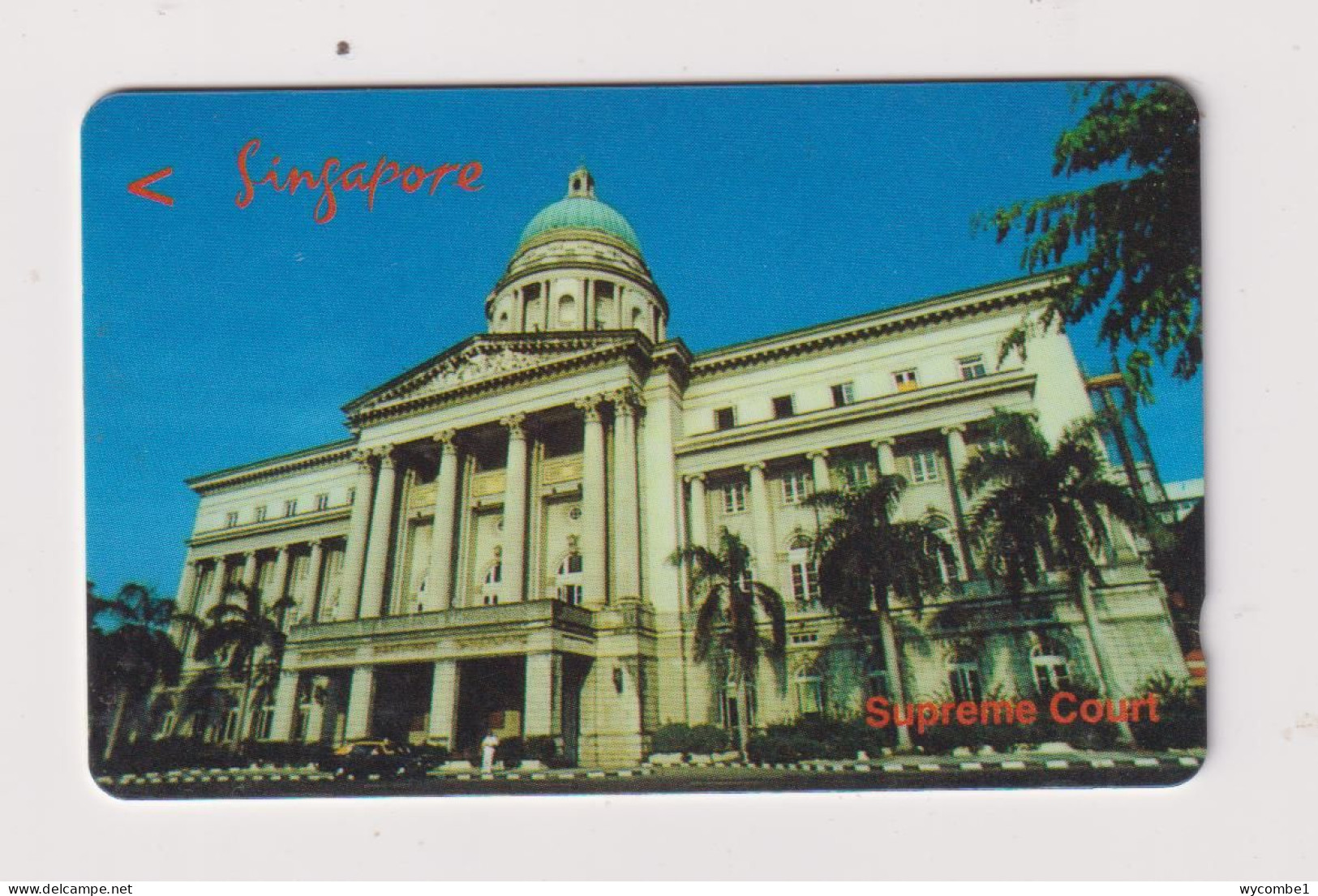 SINGAPORE - Supreme Court GPT Magnetic Phonecard - Singapore