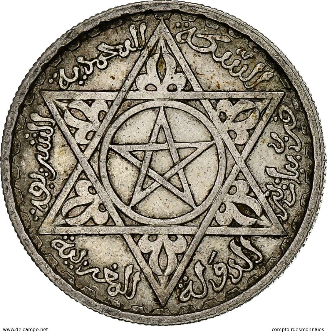 Maroc, Mohammed V, 100 Francs, 1953, Paris, TTB+, Argent, KM:52 - Maroc