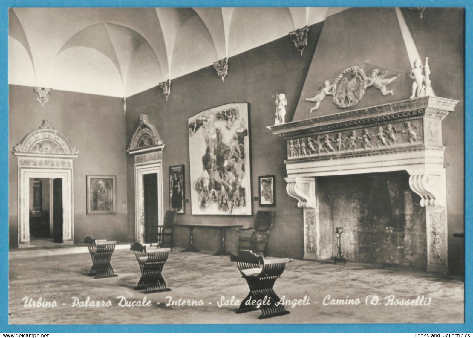 URBINO - Palazzo Ducale - Interno - Sala Degli Angeli - Camino * 0440 - Urbino